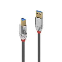 LINDY Cromo Line 36660 0,5 m USB 3.0 type A naar B kabel, antraciet