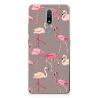 Nokia 2.4 TPU Hoesje Flamingo - thumbnail