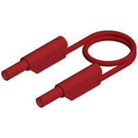 SKS Hirschmann MLS WS 200/2,5 rt Veiligheidsmeetsnoer Banaanstekker 4 mm Banaanstekker 4 mm 2.00 m Rood 1 stuk(s)