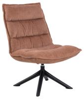 Fauteuil Cervona Bruin Draaibaar - Giga Living - thumbnail