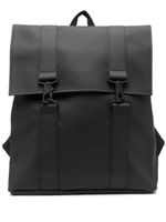 Rains MSN logo-debossed waterproof backpack - Noir - thumbnail