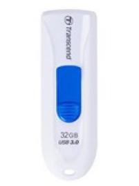 Transcend JetFlash® 790 USB-stick 32 GB Wit, Blauw TS32GJF790W USB 3.2 Gen 2 (USB 3.1)