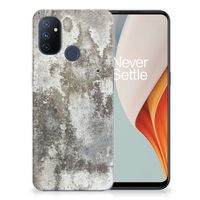 OnePlus Nord N100 TPU Siliconen Hoesje Beton Print - thumbnail