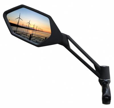 Meachow fietsspiegel e bike verstelbaar links zwart