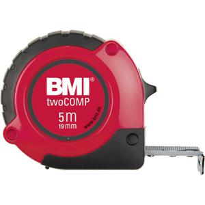 BMI twoComp 472841021M Rolmaat 8 m Staal