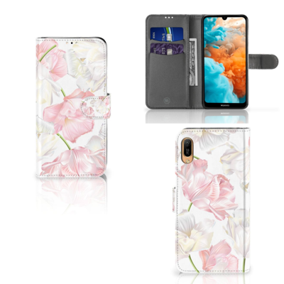 Huawei Y6 (2019) Hoesje Lovely Flowers Huawei Y6 (2019) Hoesje Lovely Flowers