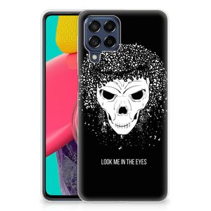 Silicone Back Case Samsung Galaxy M53 Skull Hair