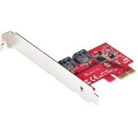 StarTech.com 2P6G-PCIE-SATA-CARD interfacekaart/-adapter Intern