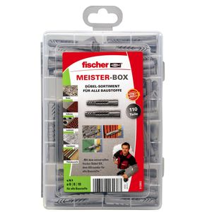 Fischer Meister-Box UX/UX R Plugassortiment 513893 110 onderdelen