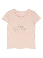 Michael Kors Kids t-shirt à motif monogrammé - Rose - thumbnail