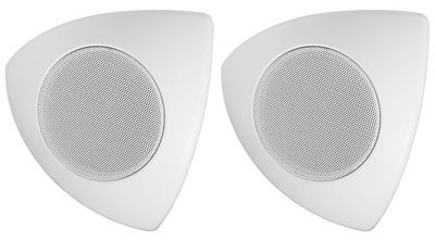 Monacor MKS-48/WS Hoekluidspreker 30 W 8 Ω Wit 1 paar