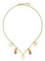 Maje charm-detail necklace - Or