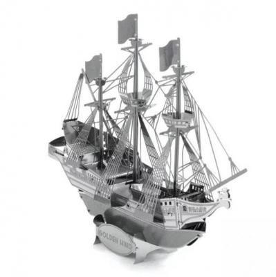 Metal Earth schip Golden Hind 3D modelbouwset