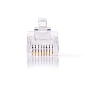 Netwerkconnector | RJ45 (8P8C) Male - 10 Stuks | Transparant [CCGB89300TP]