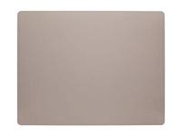 LIND DNA Placemat Leer Softbuck Grijs 35 x 45 cm