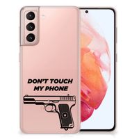 Samsung Galaxy S21 Silicone-hoesje Pistol DTMP