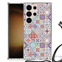 Samsung Galaxy S24 Ultra Anti-Shock Hoesje Tiles Color - thumbnail