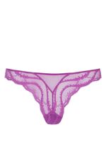 Kiki de Montparnasse string Leche Moi orné de dentelle - Violet