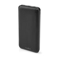 Nedis UPBKPD10000BK powerbank | 1000 mAh | 2x 3.0 A | Aantal uitgangen: 2 | Uitgangsaansluiting: 1x USB-A / 1x USB-C™ | Ingangsverbinding: 1x Micro USB / 1x USB-C™ | PD2.0 18W | Lithium-polymeer