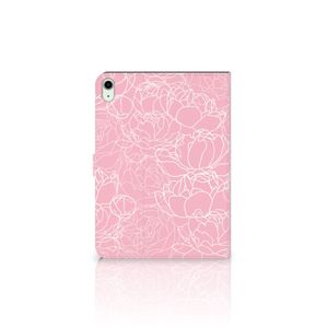 iPad Air (2020/2022) 10.9 inch Tablet Cover White Flowers