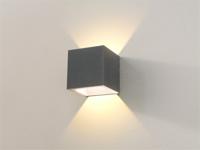 Artdelight Antracieten wandspot Cube WL CUBE GRA - thumbnail