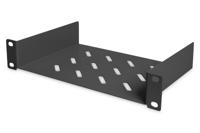 Digitus DN-10-TRAY-1-B 10 inch Apparaatbodem voor patchkast Met luchtsleuven, Geperforeerd Geschikt voor kastdiepte: vanaf 300 mm Zwart (RAL 9005) - thumbnail