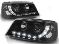 Tuning-Tec Koplampen met parkeerlicht voor VW T5 04 03-08 09 ZWART