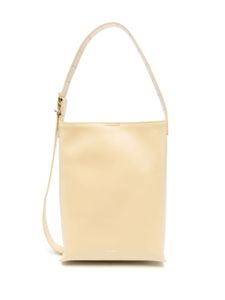 Jil Sander sac cabas Cannolo en cuir - Jaune