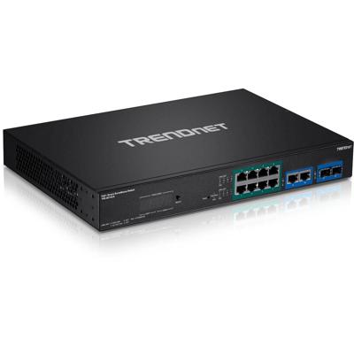 Trendnet TPE-3012LS netwerk-switch Managed Gigabit Ethernet (10/100/1000) Power over Ethernet (PoE) 1U Zwart Trendnet TPE-3012LS netwerk-switch Managed Gigabit Ethernet (10/100/1000) Power over Ethernet (PoE) 1U Zwart