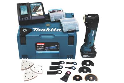 Makita DTM51RT1J3 DTM51RT1J3 Multifunctioneel accugereedschap 18 V 5 Ah Aantal meegeleverde accus: 1