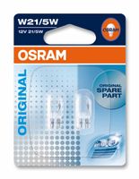 Glassokkel-gloeilamp W21/5W Original 21/5W [12V] (2 st.) OSRAM, Spanning (Volt)12V, u.a. fÃ¼r Peugeot, Mazda, Mitsubishi, Toyota, CitroÃ«n, Honda, Lexus - thumbnail