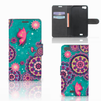 Wiko Lenny Hoesje Cirkels en Vlinders