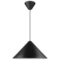 Zwarte hanglamp groot 'Nono' E27 fitting rond 490mm DFTP - thumbnail