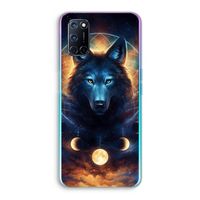 Wolf Dreamcatcher: Oppo A52 Transparant Hoesje