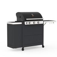 Barbecook Stella 3221 Barbecue Verrijdbaar Gas Zwart 14600 W