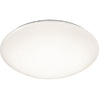 LED Plafondlamp met Bewegingssensor - Trion Poly - Opbouw Rond 12W - Spatwaterdicht IP44 - Warm Wit 3000K - 360° - Mat Wit