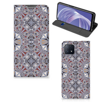 OPPO A73 5G Standcase Flower Tiles