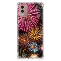 Nokia C32 Anti Shock Bumper Case Vuurwerk