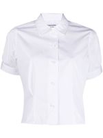 Thom Browne chemise crop à manches courtes - Blanc - thumbnail