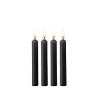 Teasing Wax Candles - Parafin - 4-pack - Black