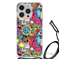 iPhone 14 Pro Anti Shock Bumper Case Punk Rock - thumbnail