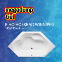 Hoekbad Winnipeg 145X145X44 cm Wit Riho - thumbnail