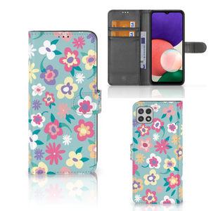 Samsung Galaxy A22 5G Hoesje Flower Power