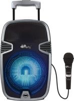 Draagbare Bluetooth Trolley Speaker met karaokemicrofoon - iParty