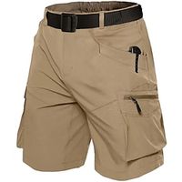 Voor heren Tactische korte broek Cargoshorts Zak met rits Effen Comfort Ademend Buiten Dagelijks Uitgaan Modieus Casual Zwart Leger Groen Lightinthebox
