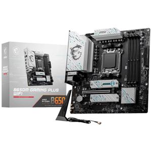 MSI B650M Gaming PLUS WIFI Moederbord Socket AMD AM5 Vormfactor Micro-ATX Moederbord chipset AMD® B650