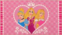 Disney vloerkleed Princess Heart 140 x 80 cm
