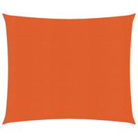 Zonnezeil 160 g/m 3x3 m HDPE oranje