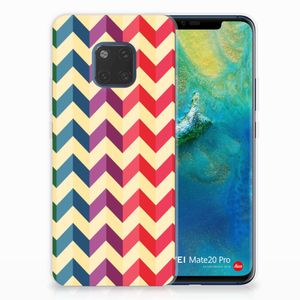 Huawei Mate 20 Pro TPU bumper Zigzag Multi Color