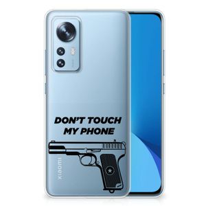 Xiaomi 12 | 12X Silicone-hoesje Pistol DTMP